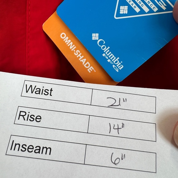 Columbia PFG Backcast III Water Shorts Red - Picture 14 of 14